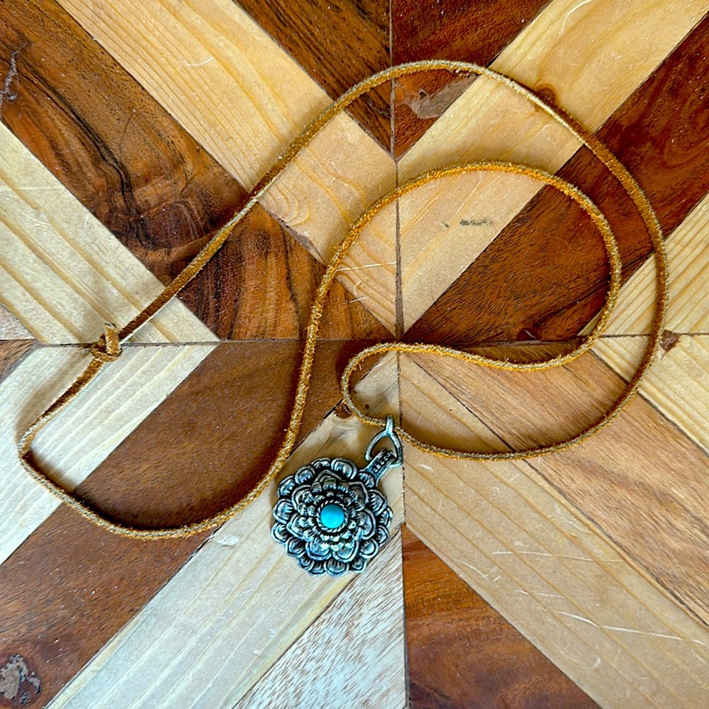 Silver Flower Pendant